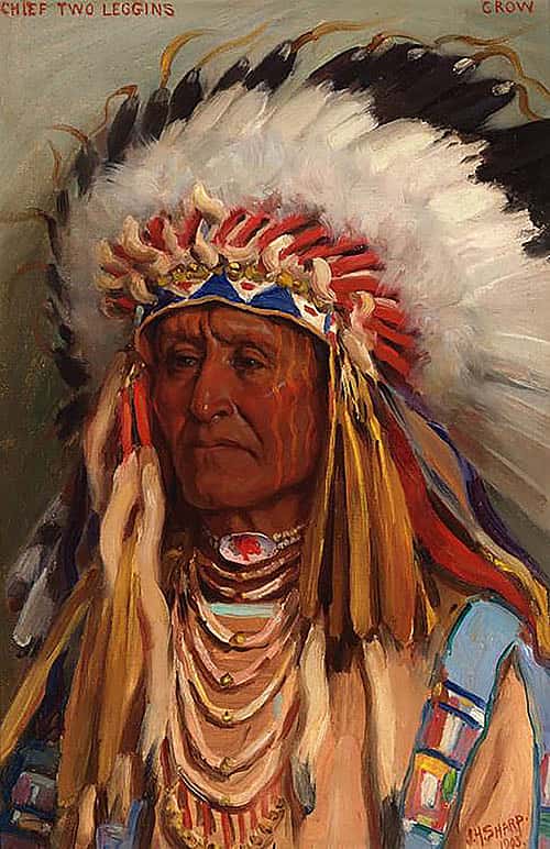 Two Leggins, Crow; [Chief Two Leggins]